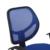 Silla Secretarial Nextep de Altura Ajustable Tela Azul Base Giratoria - Vista 14