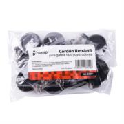 Cordon Retractil para Gafete Nextep Tipo Yoyo Colores C/12 - Vista 8