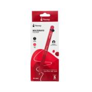 Boligrafo nextep flicker 0.7mm rojo c/6