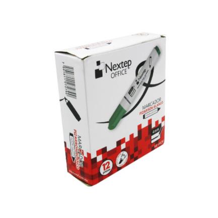 Bundle Marcador Nextep para Pizarron Blanco Verde C/12 Cont. 2 Piezas - MAS RECIO