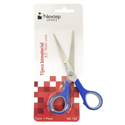 Bundle Tijera Nextep Bimaterial 6.5" Multiusos Cont. 6 Piezas - MAS RECIO