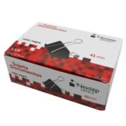 Bundle sujeta documentos 41mm (1 5/8") 12 pzs cont. 10 piezas