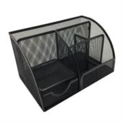 Bundle organizador malla metalica nextep 7 secciones negro cont. 2 piezas