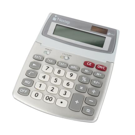 Calculadora Nextep 12 Dígitos Escritorio Función Impuestos Solar/Batería - Vista 3