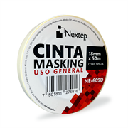 Cinta Masking Nextep Uso General 18mm x 50mts - Vista 9