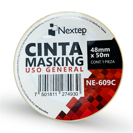 Cinta masking nextep uso general 48mm x 50mts
