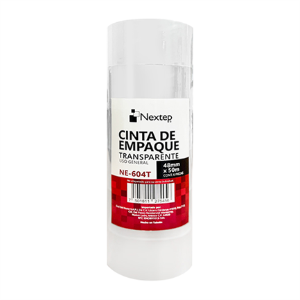 Cinta empaque transparente nextep uso general 48mm x 50mts c/6