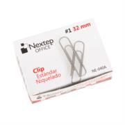 Clip Nextep Estándar Niquelado #1 32mm C/10 100 Clips c/u - Vista 8