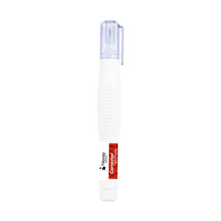 Corrector nextep tipo pluma 8ml punta metálica c/12 piezas
