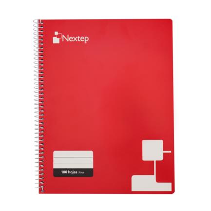 Cuaderno nextep profesional raya 100 hojas espiral