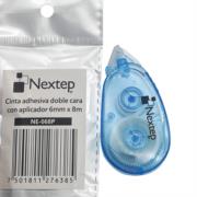 Dispensador De Cinta Adhesiva Doble Cara Nextep 6mm x 8m c/6 Piezas - Vista 9