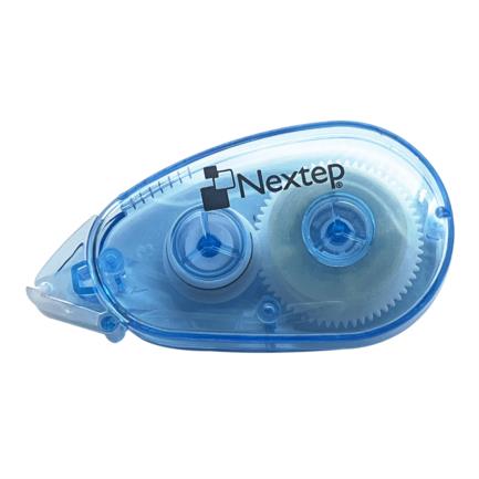 Dispensador de cinta adhesiva doble cara nextep 6mm x 8m c/6 piezas
