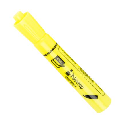 Marcador nextep resaltador color amarillo c/12 pzas