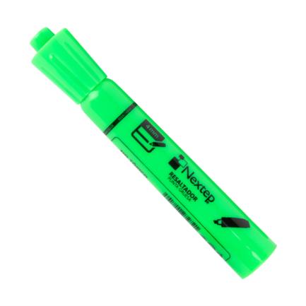 Marcador nextep resaltador color verde c/12 pzas