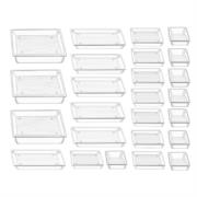 Juego de 25 organizadores nextep para cajon transparente pet