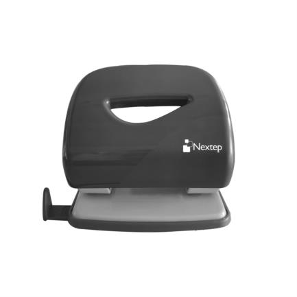 Perforadora nextep ergonomica 2 orificios 8cm plastica 30 hojas