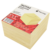 Notas adhesivas nextep 3x3 amarillo 5 bloques 500 hojas