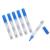 Marcador Nextep Permanente Cuerpo Aluminio Punta Gruesa Cincel 4mm Azul C/6 - Vista 9