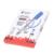 Marcador Nextep Permanente Cuerpo Aluminio Punta Gruesa Cincel 4mm Azul C/6 - Vista 5