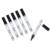 Marcador Nextep Permanente Cuerpo Aluminio Punta Gruesa Cincel 4mm Negro C/6 - Vista 9