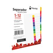 Separador Nextep Economico 12 Divisiones con Numero - Vista 9