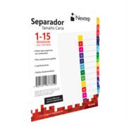 Separador Nextep Economico 15 Divisiones con Numero - Vista 7