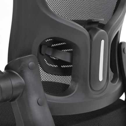 Silla Ejecutiva Nextep de Altura y Descansabrazos Ajustable con Cabecera Reclinable de Tela/Malla y Base Giratoria - Vista 11