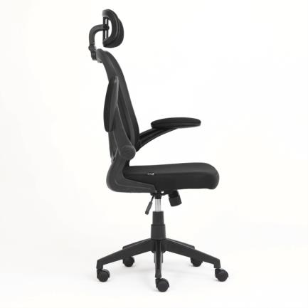 Silla Ejecutiva Nextep de Altura y Descansabrazos Ajustable con Cabecera Reclinable de Tela/Malla y Base Giratoria - Vista 3