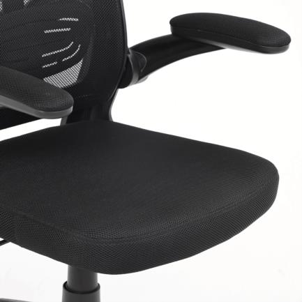 Silla Ejecutiva Nextep de Altura y Descansabrazos Ajustable con Cabecera Reclinable de Tela/Malla y Base Giratoria - Vista 6