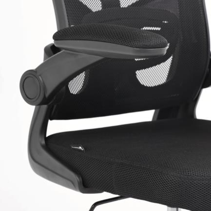 Silla Ejecutiva Nextep de Altura y Descansabrazos Ajustable con Cabecera Reclinable de Tela/Malla y Base Giratoria - Vista 7