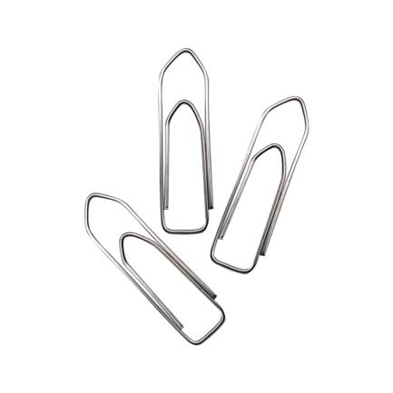 Clip nextep rectangular niquelado #1 32mm c/10 100 clips c/u