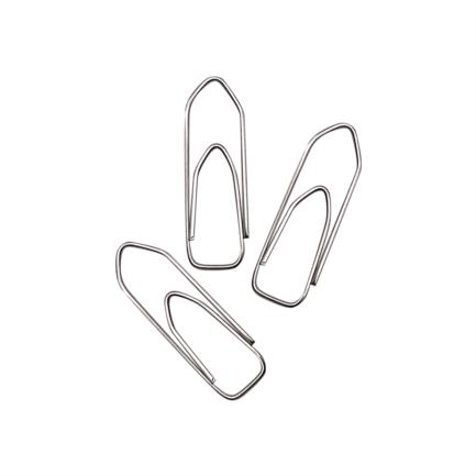 Clip nextep rectangular niquelado #2 28mm c/10 100 clips c/u