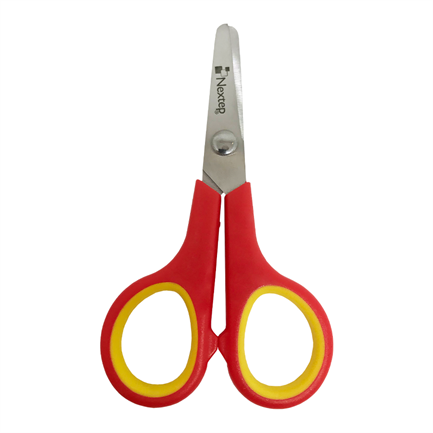 Tijera nextep bimaterial 4.5" escolar punta roma