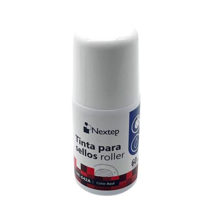 Tinta para sellos nextep roller azul 60 ml