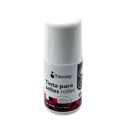 Tinta para sellos nextep roller negro 60 ml