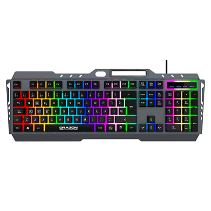 Kit gamer teclado y mouse nextep rgb tapete incluido