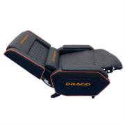 Sofá Gamer Reclinable Dragon XT Modelo Draco Color Negro-Naranja - Vista 7