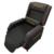 Sofá Gamer Reclinable Dragon XT Modelo Draco Color Negro-Naranja - Vista 9