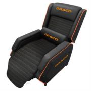 Sofá Gamer Reclinable Dragon XT Modelo Draco Color Negro-Naranja - Vista 10