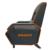 Sofá Gamer Reclinable Dragon XT Modelo Draco Color Negro-Naranja - Vista 12