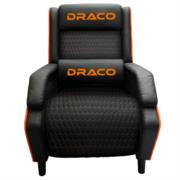 Sofá Gamer Reclinable Dragon XT Modelo Draco Color Negro-Naranja - Vista 6