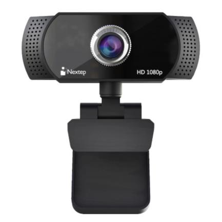 NXCCAMAB001 - Cámara Web Nextep FHD 1080P USB Ajuste 360° Color Negro