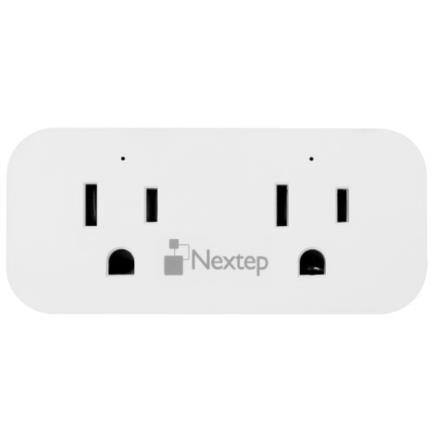 Tomacorriente nextep smart doble control wi-fi
