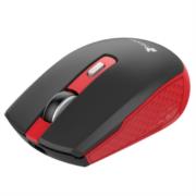 Mouse Nextep Inalámbrico Recargable Switch Encendido 1600 dpi Color Negro-Rojo - Vista 7