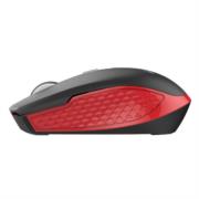 Mouse Nextep Inalámbrico Recargable Switch Encendido 1600 dpi Color Negro-Rojo - Vista 8