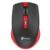 Mouse Nextep Inalámbrico Recargable Switch Encendido 1600 dpi Color Negro-Rojo - MAS RECIO