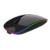 Mouse Nextep Inalámbrico Recargable Delgado/Silencioso RGB 1600 dpi Color Negro - Vista 7