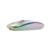Mouse Nextep Inalámbrico Recargable Delgado/Silencioso RGB 1600 dpi Color Plata - Vista 7