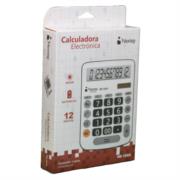 Calculadora Nextep 12 Dígitos Escritorio Teclas Grandes Solar/Batería - Vista 9