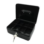 Caja Dinero Nextep Metálica Mediana 20cm Color Negro - Vista 4